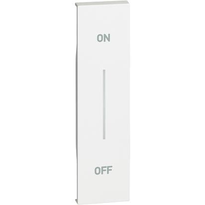 Накладка Bticino Living Now белая ON-OFF 1 модуль KW01MHAG