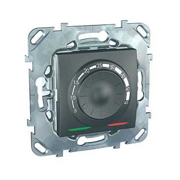 Термостат теплого пола Schneider Electric Unica Class Top графит 10а с датчиком MGU5.503.12ZD