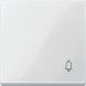 Клавиша Merten M-серия белый с пиктогрозетки «звонок» MTN438819