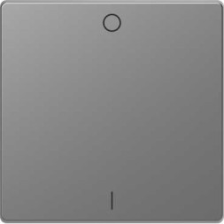 Клавиша Merten D-Life нержавеющая сталь 1-ная с символом o/i или вкл/выключателя MTN3301-6036