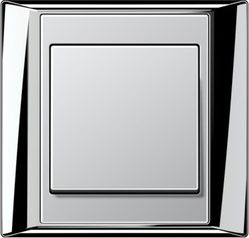 Рамка Jung A Plus Хром / Алюминий 1 пост Jung AP581GCRAL