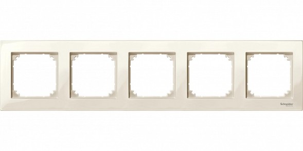 Рамка Merten M-Plan Бежевый 5 постов MTN515544