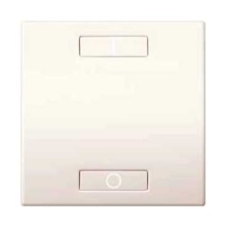 Выключатель Schneider Electric Unica двухкнопочный с индикатором led, бежевый MGU5.530.25