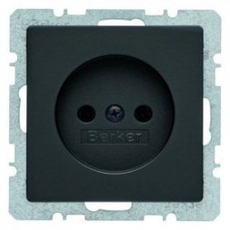 Штепсельная розетка Berker Q.1 Антрацит 6167036086