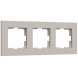 Рамка на 3 поста Slab (дымчатый софт) Werkel W0032917