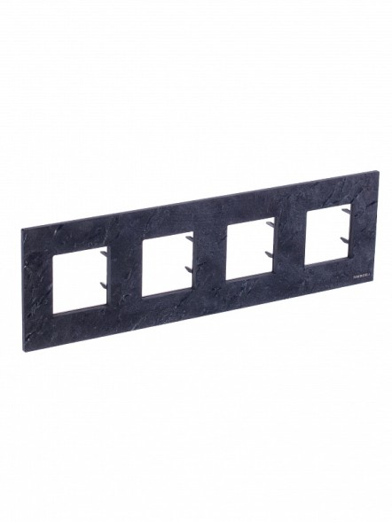 Рамка ABB Zenit Натуральный сланец 4 поста 2CLA227400N2201 N2274 PZ