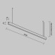 Линейный светильник Technical LL312040