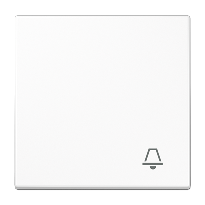 Клавиша Jung LS серия белая 1-я с символом "ЗВОНОК" LS990KWW