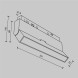 Трековый светильник Technical TR036-2-12W2.7K-B