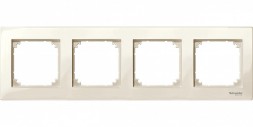 Рамка Merten M-Plan Бежевый 4 поста MTN515444