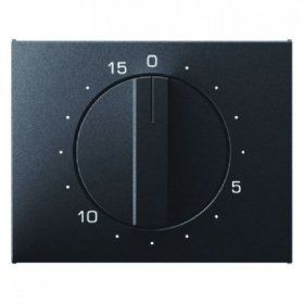 Центральная панель Berker R.1 Berker K.1 антрацит матовый с регулировкой для механических таймеров 16347106