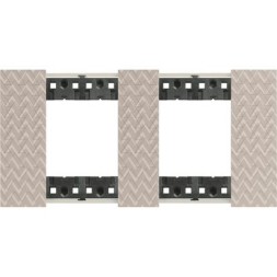 Рамка Bticino Living Now OPTIC 2+2-модульная KA4802M2MM