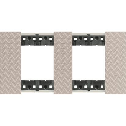 Рамка Bticino Living Now OPTIC 2+2-модульная KA4802M2MM