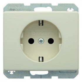 Штепсельная розетка Berker Arsys белый с блеском SCHUKO 41150002