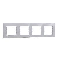 Рамка Schneider Electric Sedna Белый 4 поста SDN5800721