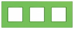 Рамка Schneider Electric Unica Quadro Киви 3 поста MGU4.706.28