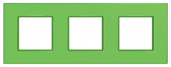 Рамка Schneider Electric Unica Quadro Киви 3 поста MGU4.706.28