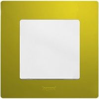 Рамка Legrand Etika Зеленый папоротник 1-постовая 672541