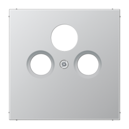 Накладка Jung LS серия алюминий TV-SAT-FM розетки AL2990SAT