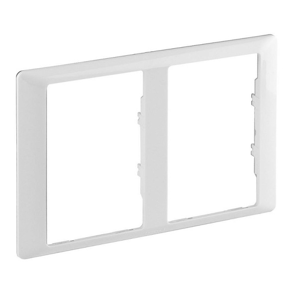 Рамка Legrand Valena Life Белый Для двойных розеток 2-постовая 754222