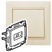 Розетка компьютерная Legrand Valena Слоновая кость 1хRJ45, FTP 774132