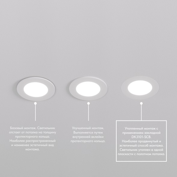 Закладная панель DK3101-SCB