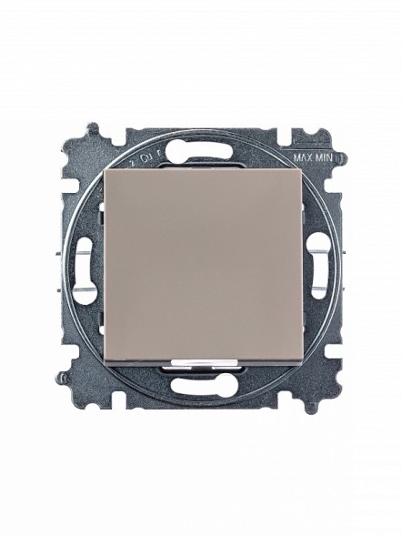 Выключатель ABB Levit кофе макиато / белый одноклавишный 2CHH590145A6018 3559H-A01445 18W