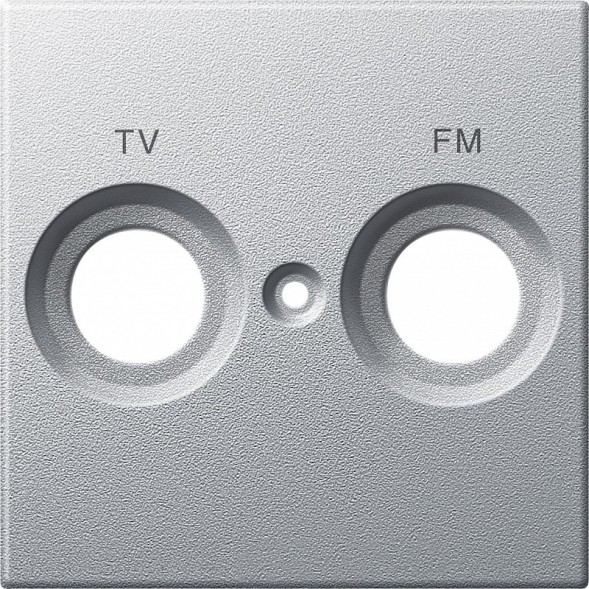 Центральная плата Merten M-серия алюминий с маркировкой FM И TV MTN299560
