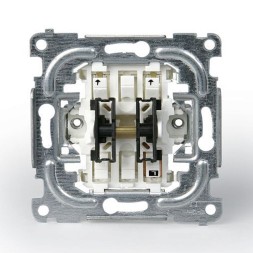 Механизм ABB Busch-Jaeger 2-клавишного переключателя 16А/250В (схема 6+6) AB2TKA000179G1 10666.00