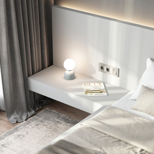 Перекрестный выключатель двухклавишный (дымчатый) Werkel W1223004