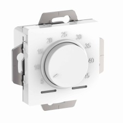 ТЕРМОСТАТ Schneider Electric Atlasdesign Белый ТЕРМОСТАТ электрон. теплого пола с датчиком, 10A, механизм ATN000135