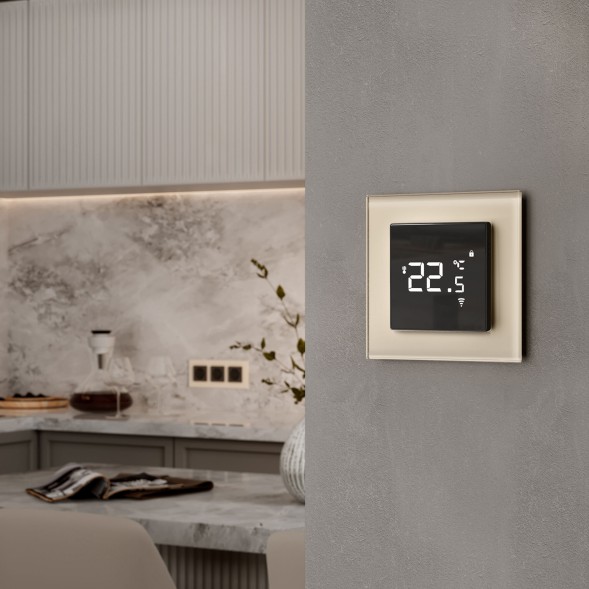 Рамка из стекла на 1 пост Favorit молочный Werkel W0011141