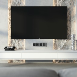 Рамка из поликарбоната на 4 поста Hammer серебряный W0042406