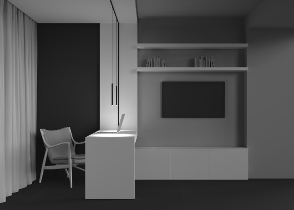 Трековый подвесной светильник Technical TR191-1-3W4K-M-B