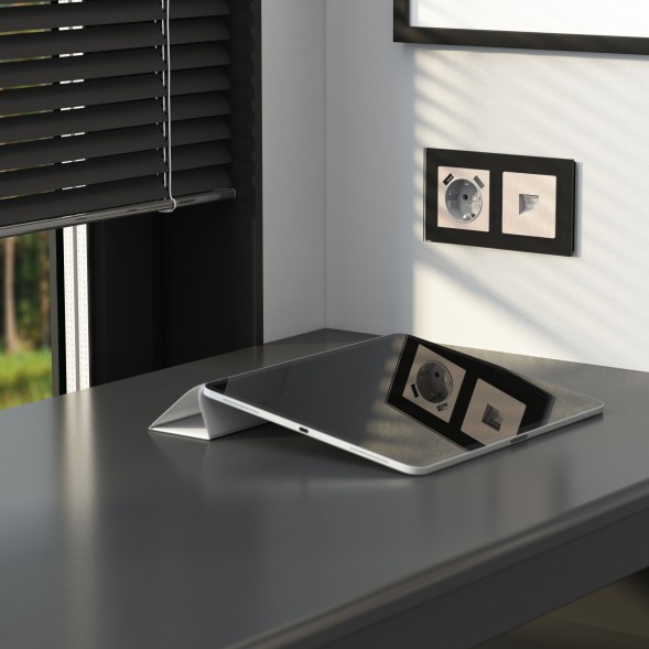 Розетка Ethernet RJ-45 (перламутровый рифленый) Werkel W1181013