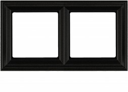 Рамка Jung ECO Profi Deco Антрацит 2 поста горизонтальная/вертикальная EPD482AN