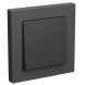 ATN001412 Atlasdesign 1-клавишный ВЫКЛЮЧАТЕЛЬ, сх.1, 10АХ, в сборе, БАЗАЛЬТ Schneider Electric