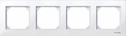 Рамка Merten M-Plan Активный белый 4 поста MTN515425