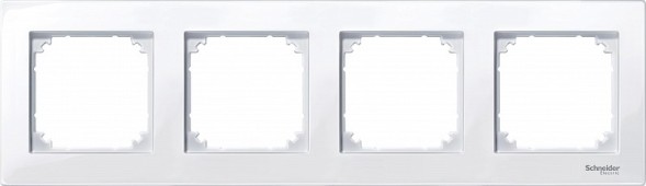 Рамка Merten M-Plan Активный белый 4 поста MTN515425
