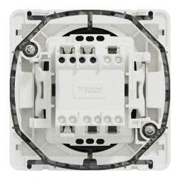 Механизм переключателя с подсветкой Schneider Electric IP55 Mureva Styl Белый MUR39024