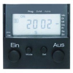 Таймер Berker B.3 антрацит, матовый с дисплеем и подключением датчика 17381606
