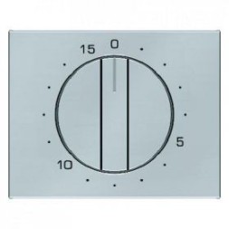 Центральная панель Berker R.1 Berker K.5 нержавеющая сталь с регулировкой для механических таймеров 16347104