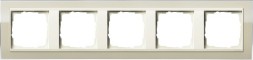 Рамка Gira Event Clear Песочный / Кремовый 5 постов 0215771