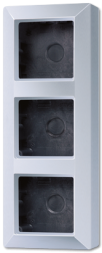 Коробка для накладного монтажа Jung AS 500 алюминий 3-ая AS583AAL