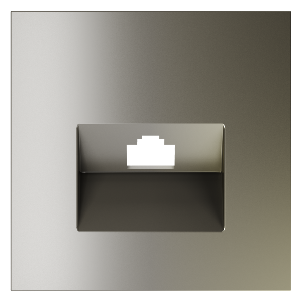 Накладка для розетки компьютерной RJ45 кат.6, S70 (шелк)