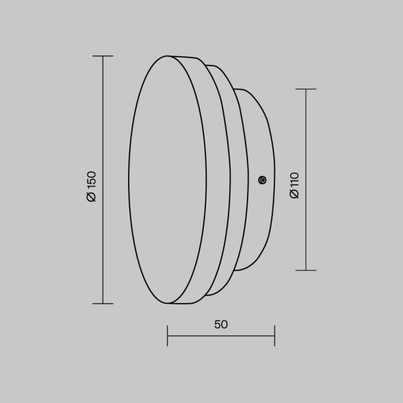 Настенный светильник (бра) Maytoni MOD461WL-L5BGK