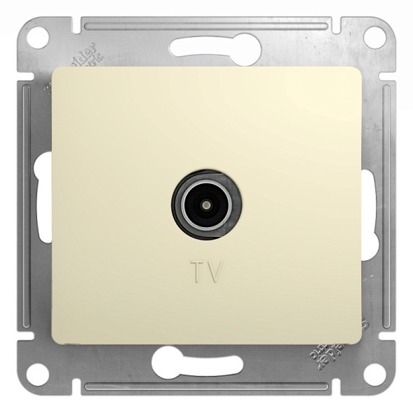 TV Антенна коннектор, механизм Schneider Electric Glossa Бежевый GSL000293