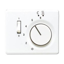 Накладка Jung SL 500 белая регулятора теплого пола(мех.FTR231U) SLFTR231PLWW