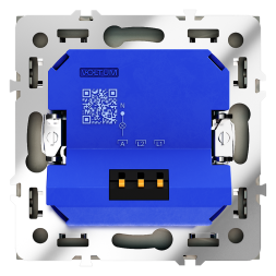 Светорегулятор встраиваемый VOLTUM S70 поворотно-нажимной 600 Вт, (сталь)
