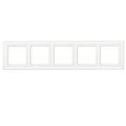 Рамка Jung ECO Profi Deco белый матовый 5 поста EPD485WWM